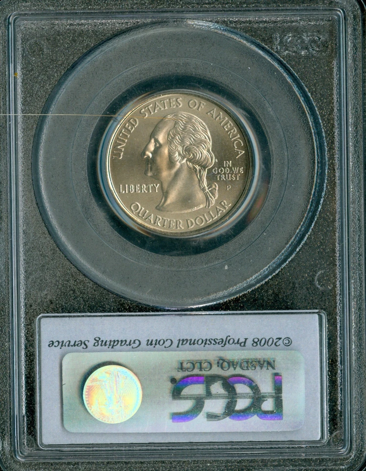 2005 P CALIFORNIA QUARTER PCGS MS67 SF . - Image 2 of 2
