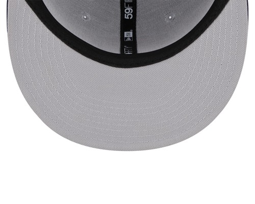 Chicago Bears New Era Heather Side Patch 59FIFTY Fitted Hat - Gray - Picture 7 of 7