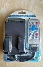 7 in 1 IPOD IN-CAR KIT HOLDER CHARGER FM TRANSMITTER