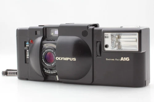 Read! [Near MINT] Olympus XA Black Rangefinder Film Camera 35mm f/2.8 From JAPAN