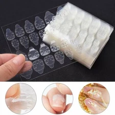 Double-Sided Nail Adhesive Tabs – Clear Glue Stickers for Press-On Nails