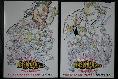 JAPAN My Hero Academia: Two Heroes Animation Works ''Character'' & ''Action'' 2 Book