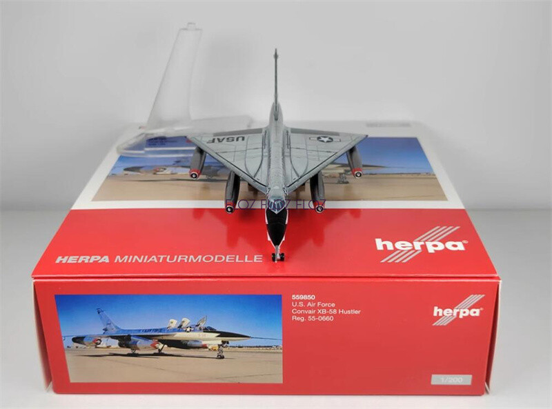 for Herpa for U.S. Air Force for Convair XB-58 Hustler 55