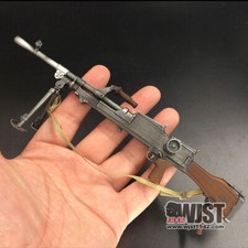Modellino non lanciabile scala 1/6 Wwii British Army Bren mitragliatrice/mini puntello