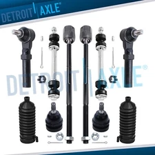 Front Inner Outer Tie Rods Ball Joints Sway Bars for 1994-2003 2004 Ford Mustang