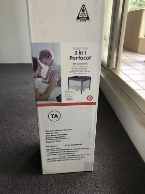 target adventure 3 in 1 portacot