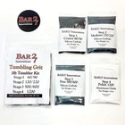 Tumbling Grit Rock Polishing Kit for 3lb Tumbler Silicon Carbide Aluminum Oxide