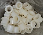 White Plastic Bushings .523" x .622 x .565 OAL SFP-401 50pcs Bulk Lot