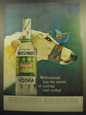 1958 Wolfschmidt Vodka Ad - Wolfschmidt has the secret of making real vodka