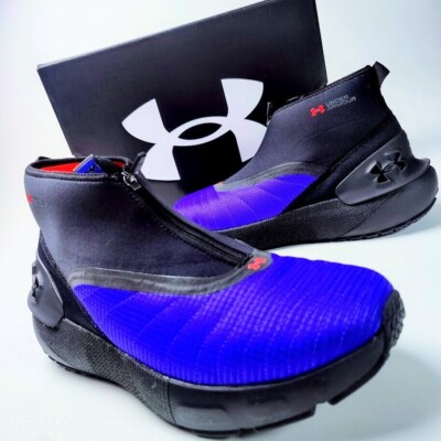 Under Armour US 13 Men's Purple Black Red   Insulated UA HOVR Phantom 3 Warm NIB