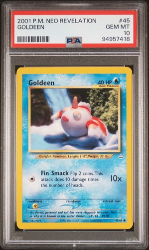 Goldeen (Unlimited) graded PSA 10 for sale on eBay