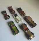 Lot of 7 Matchbox Lesney 1:43 diecast model cars, Auburn, Riley, Stutz, Jaguar