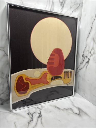 Antonio Guansé “Still Life” Abstract Serigraph 19” x 15.5” Framed - Picture 3 of 13