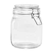 38 oz Glass Food Storage Jar Canister W/ Locking Airtight Lid Kitchen Pantry
