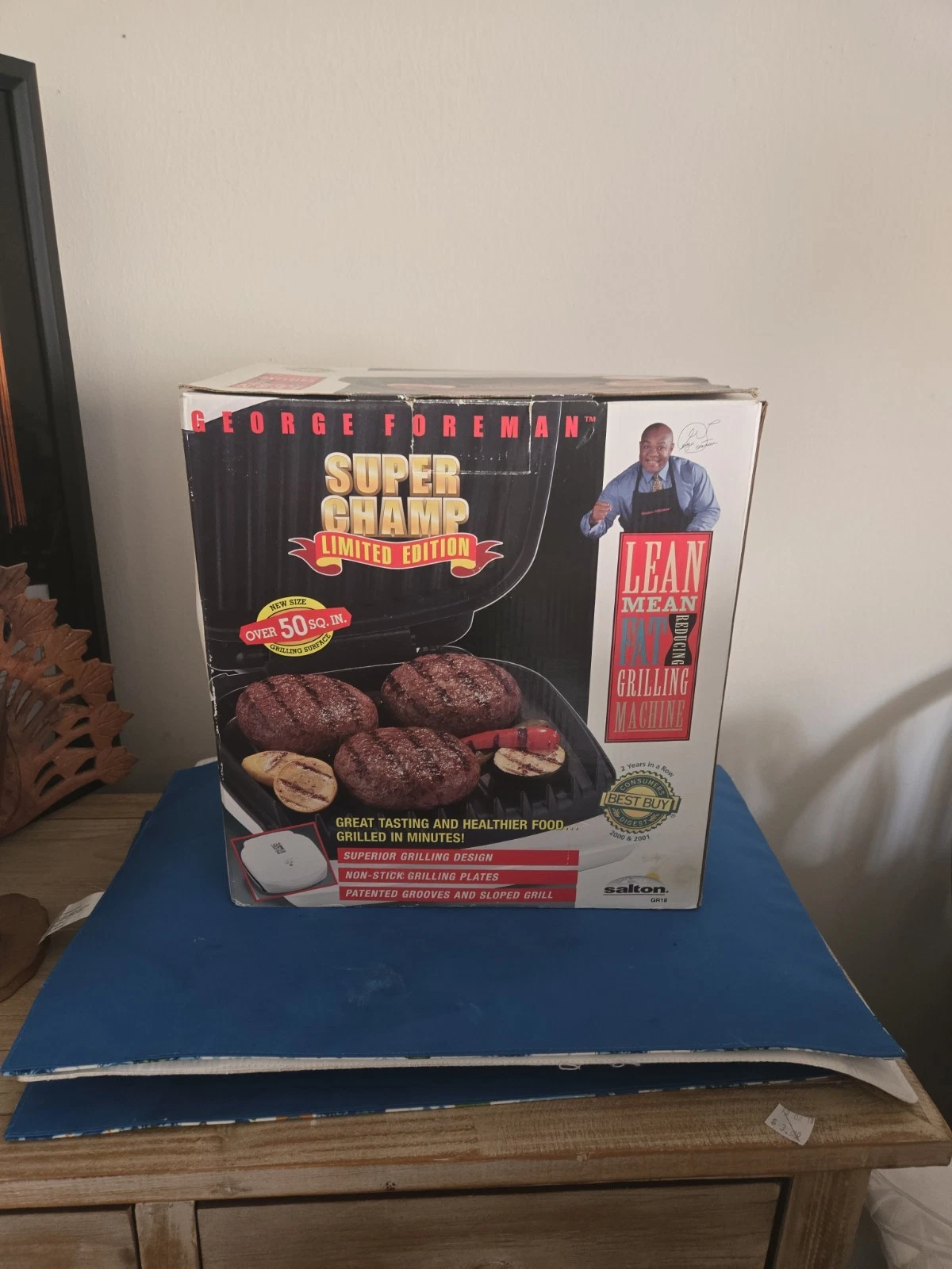 George Foreman Vintage indoor electric grill