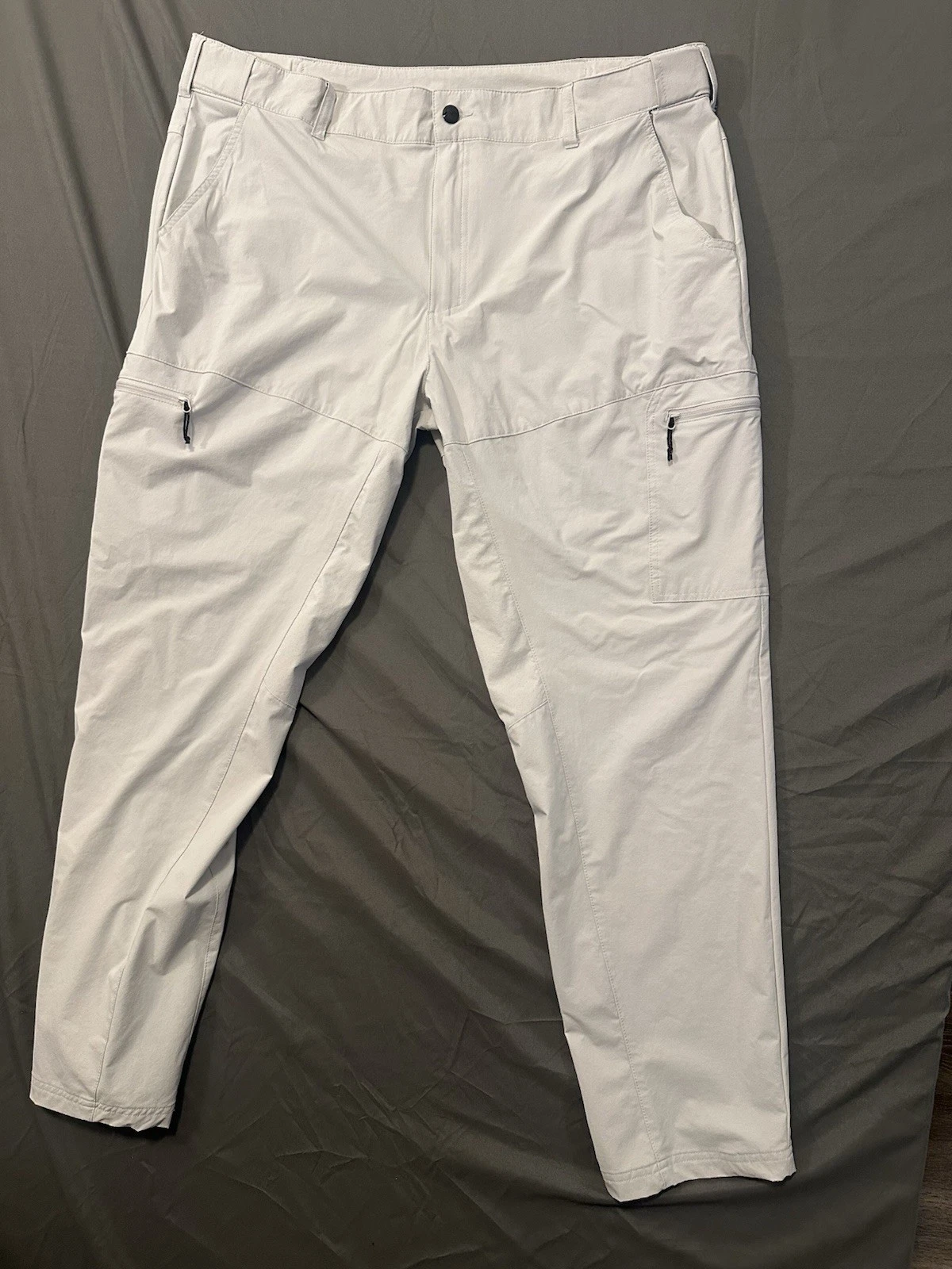 Magellan Outdoor Fishing Pants Mens Size 2XL Ivory 6 Pockets Fish Gear