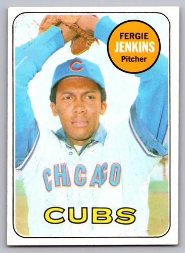 1969 TOPPS #640 FERGIE JENKINS CUBS