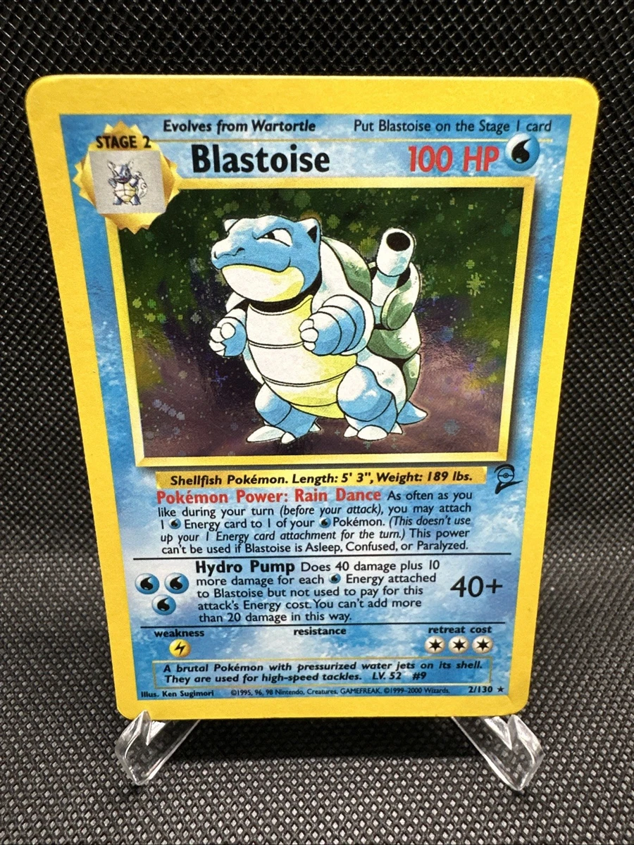 Blastoise Pokémon TCG Base Set Individual Collectible Card Game