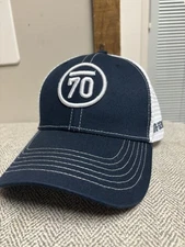 Sub 70 Mesh Trucker Golf Hat Cap White Blue 
