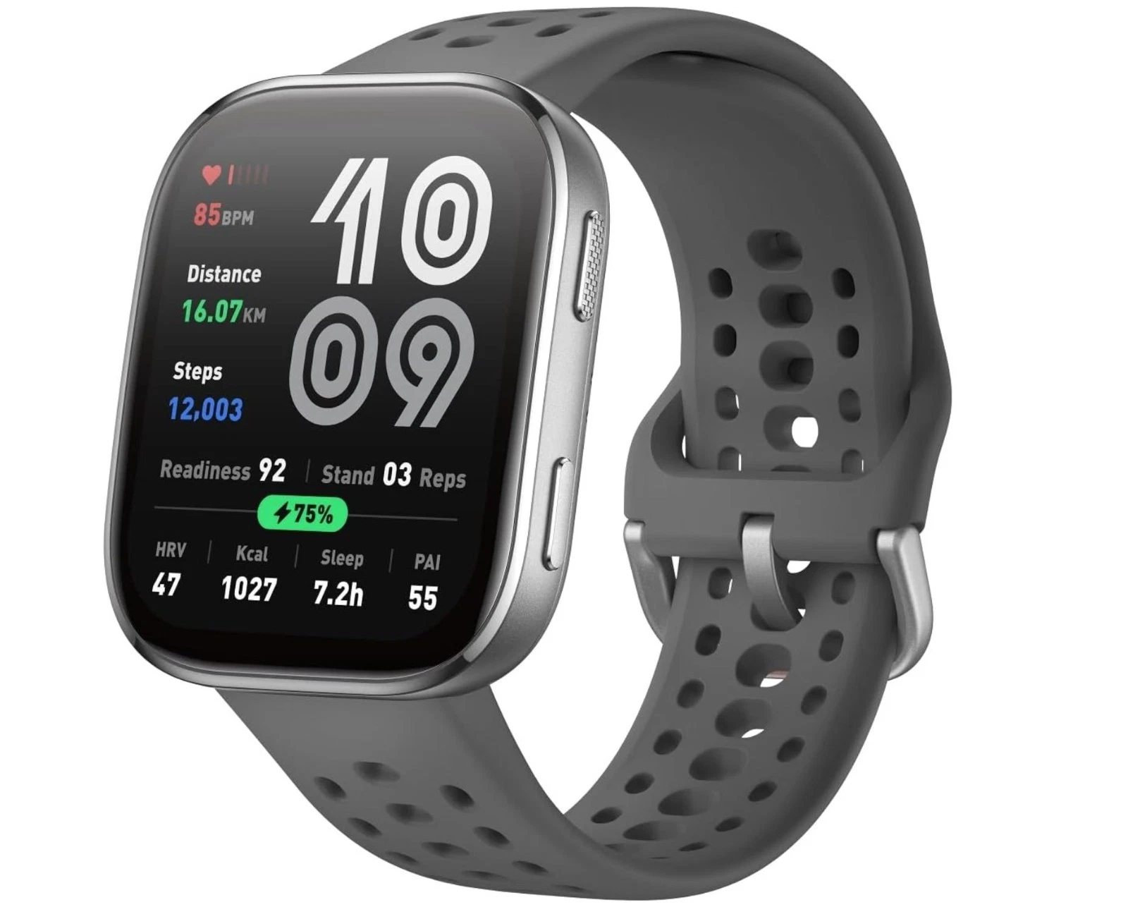 Amazfit Bip 6 Smart Watch AMOLED GPS Bluetooth, Fitness & Sleep Track | Charcoal