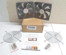 2 Wathai Brushless DC 12V 2Pin Brushless Cooling Fans NEW