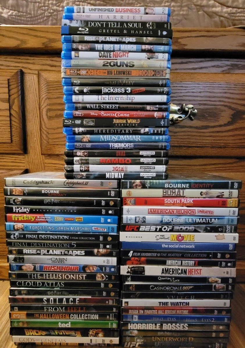 Blu-ray / 4K / Ultra HD / DVD Sealed NEW / USED Movies READ