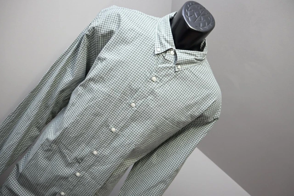 J Crew Classic Dress Shirt Plaid Stretch Long Sleeve Mens Sz XLT XL TALL - Image 4 of 4