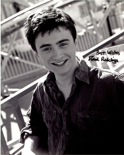 Photo originale signature preprint DANIEL RADCLIFFE / Harry Potter 20X25 (N°6)