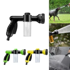 High Pressure Nozzle Foam Water Gun Sprayer for Watering Plants Car Wash 8-in-1