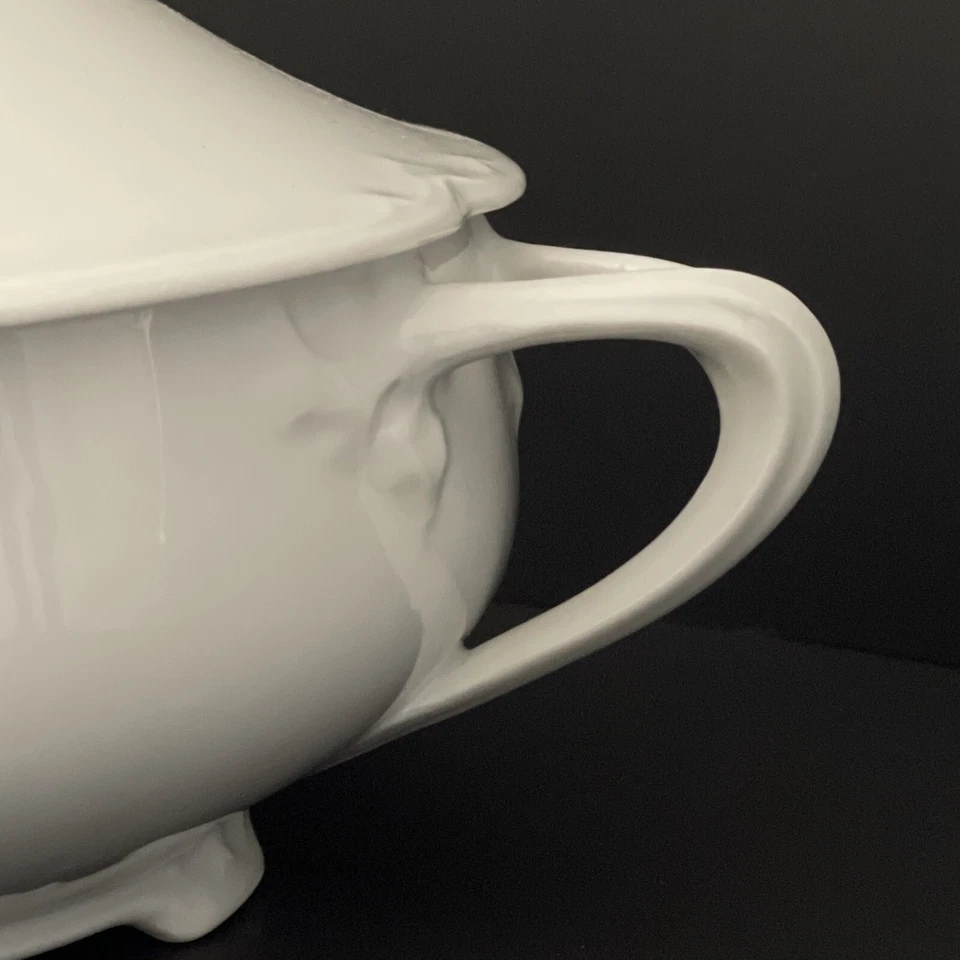 JHR Hutchenreuther Alice Plato de Servir Cubierto de Porcelana Baviera Alemania Foto 4 de 4