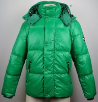 Tommy Hilfiger Shiny Hooded Bomber Jacket Kapuze Down Jacket Gr.M Neu Mit Etiket