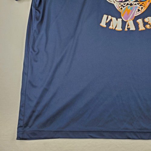 Disney Half Marathon Race Shirt Men XXXL 3XL Blue Lilo and Stitch Run 13.1 Scale - Picture 10 of 13