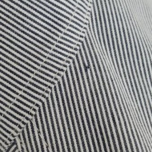 Christopher Banks Jacket Womens S Blue Denim Blazer Pinstripe Polka Dot Y2K - Picture 3 of 16