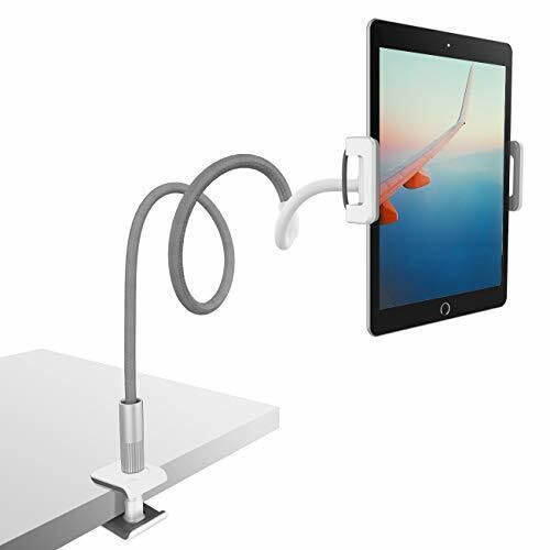 Universal iOS Android Gray Useful Swanneck Adjustable Tablet Stand - Picture 1 of 7