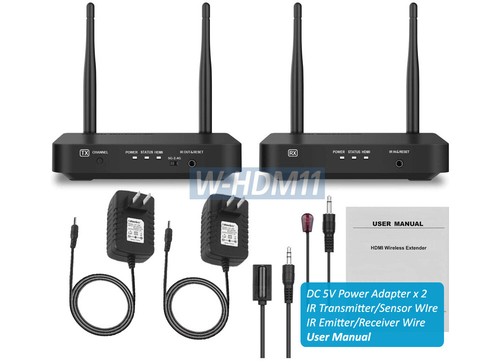 Dual-Band Wireless 1080p HD Wireless Video Audio IR Extender Max Range 330 Feet - Picture 2 of 9