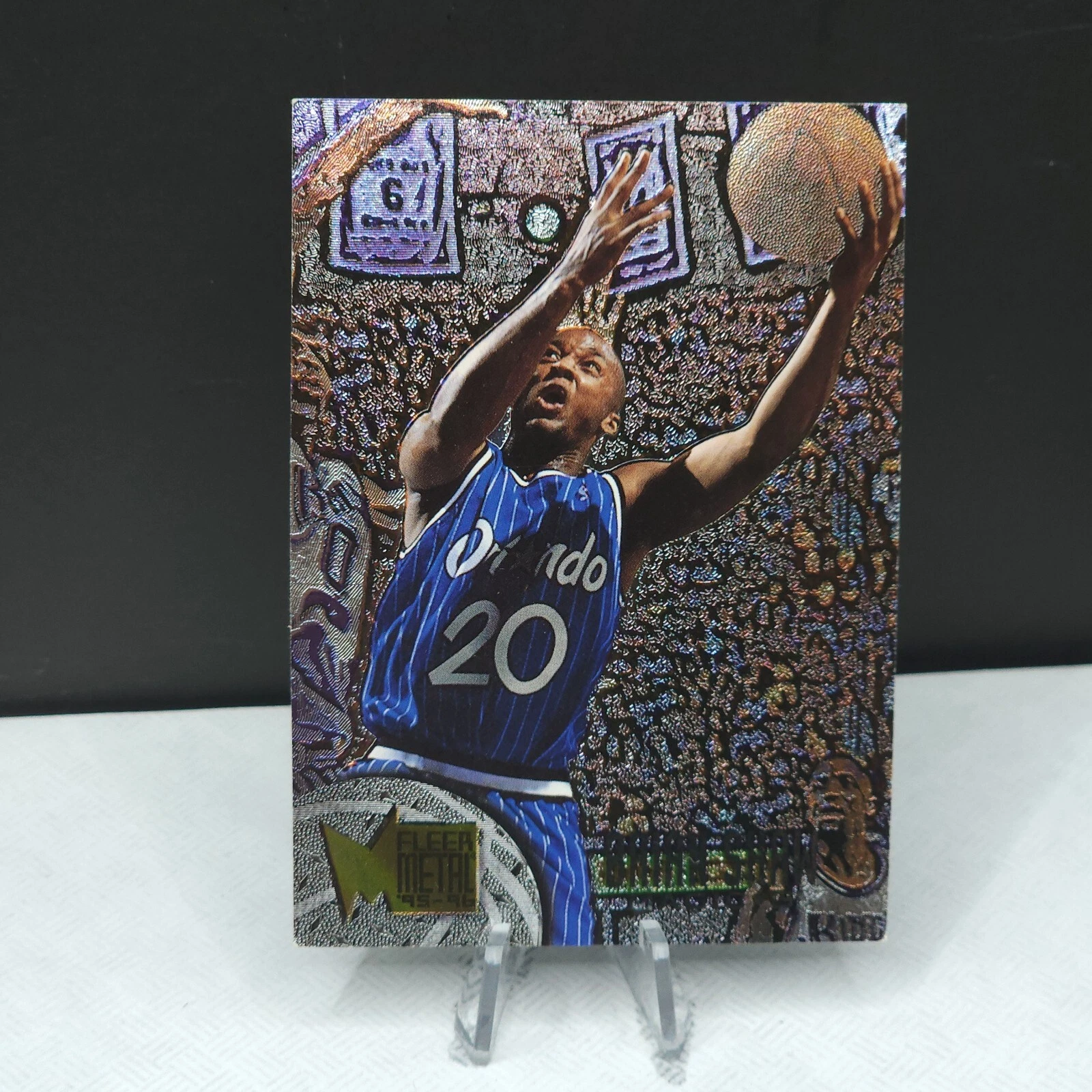 1995-96 Fleer Metal - Brian Shaw #175 Orlando Magic NBA Basketball Card