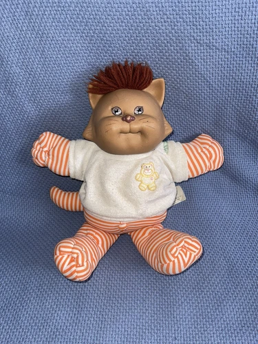 Cabbage Patch Koosas 1983 Cat Stuffed Plush Doll Toy Figure Kitten VTG Kids 80s