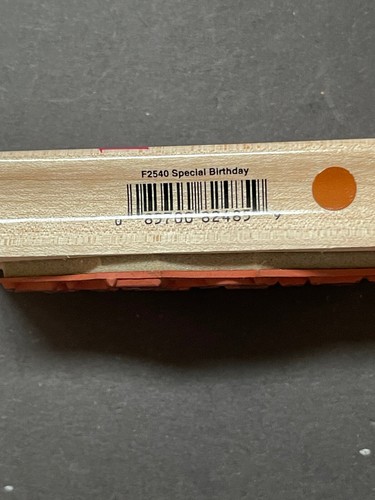 Possa il tuo compleanno essere speciale come sei francobollo in gomma legno saluto parola - Foto 3 di 3