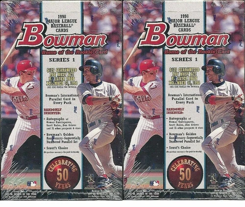 1998 Bowman Lot of (2) Hobby Boxes