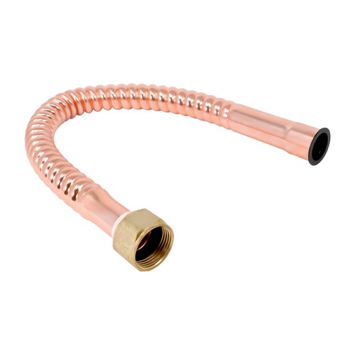 Manguera suavizante calentador de agua de cobre corrugado manguera 3/4 FIP x 3/4 F x 18 pulgadas