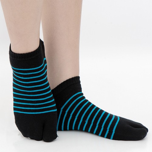 Hombres Calcetines al Tobillo Algodón Puntera Calcetines Calcetines a Rayas No Show Informales Suave Transpirable EE. UU. - Imagen 8 de 22