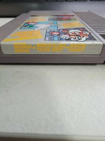 Super Mario Bros. / Duck Hunt / World Class Track Meet (NES, 1988) *TESTED*