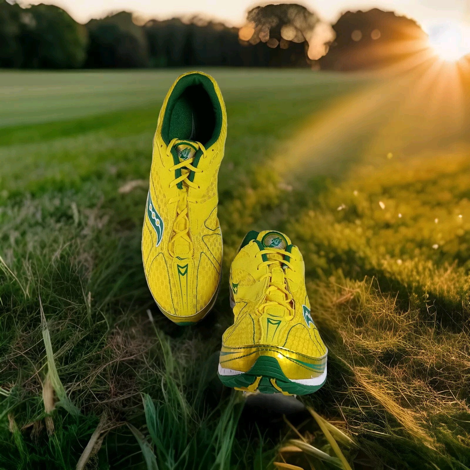 SAOLA Scarpe da corsa Saucony Uomo Kilkenny XC4 Flat Front Spike Giallo Verde 201245