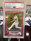 2022 Topps Chrome #200 Mike Trout Magenta Speckle Refractor  /350 PSA 9