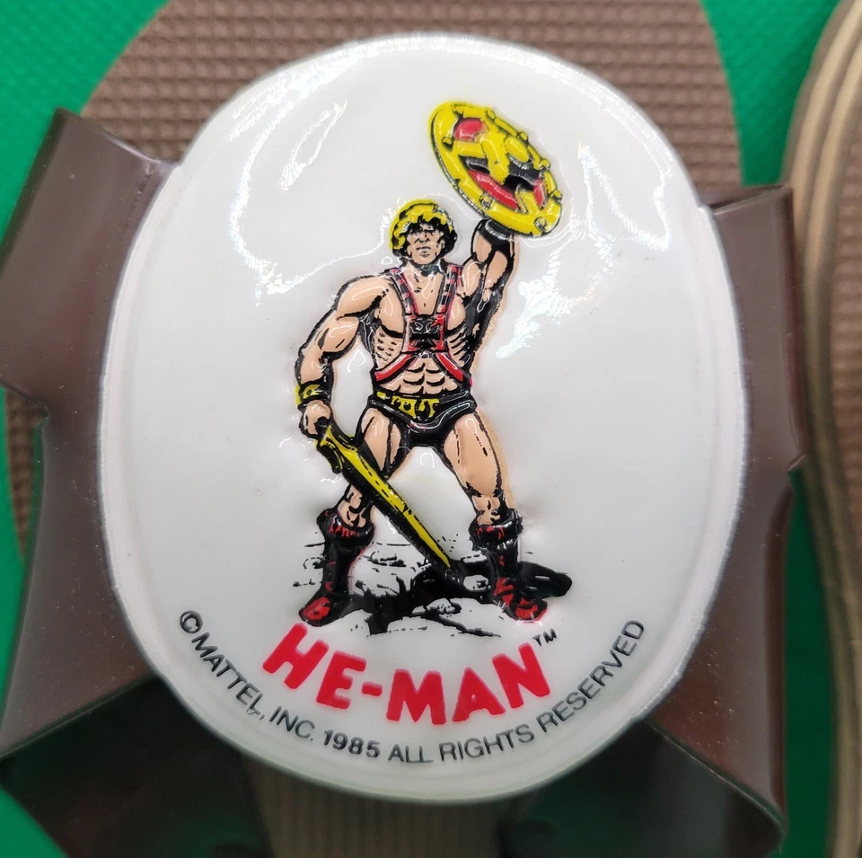 Винтажные детские сандалии He-Man 1985 MOTU шлепанцы Masters Of The Universe 6.5 S4 - Изображение 2 из 4