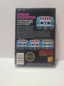 Urban Champion NES Nintendo Authentic Complete Black Box REV A CIB Game