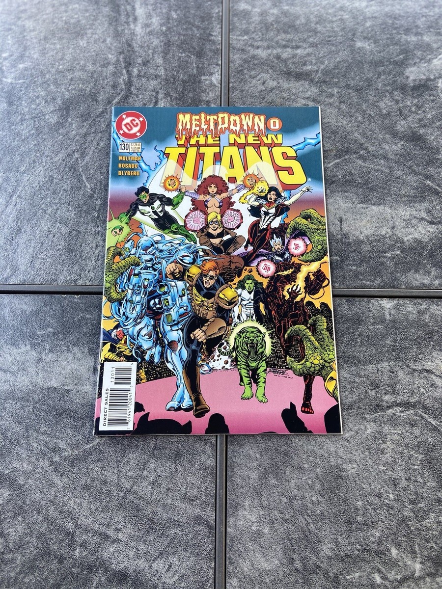 DC Meltdown The New Titans Comic Book#130 FEBRUARY 96, Last Issue