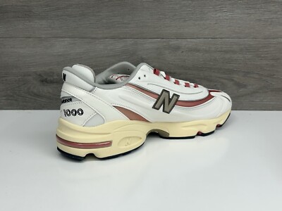 Size 13 - Mens New Balance 1000 Sea Salt Astro Dust White Red Sneakers - M1000CB Men main image 4