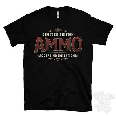 LIMITED EDITION MUNITION - ACCEPT NO IMITATIONS T-SHIRT Name Nachname Geschenk