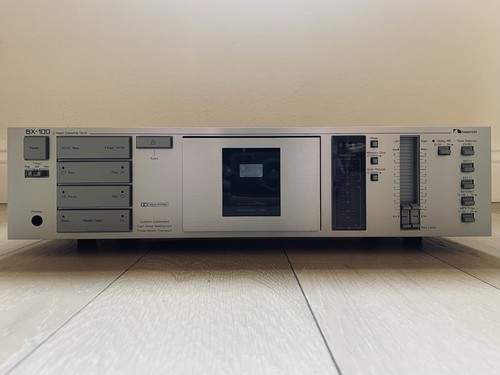 Nakamichi BX-100 SILVER 2-Head Stereo Cassette Deck Serviced Tested Calibrated